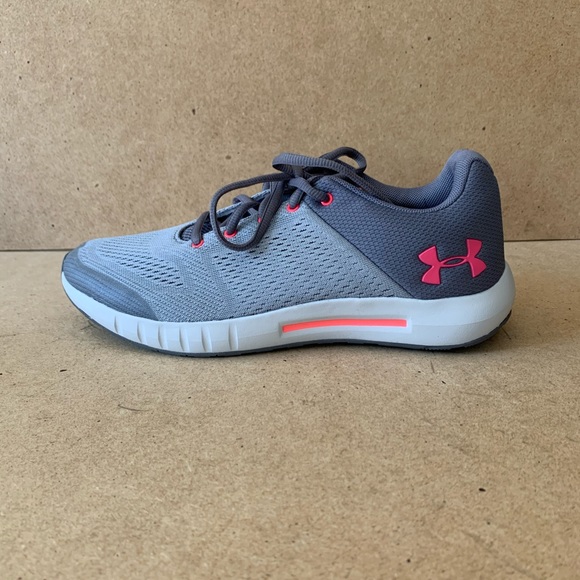 NIB Kids Under Armour Pursuit Grade School Sneaker 13k Gray//Green